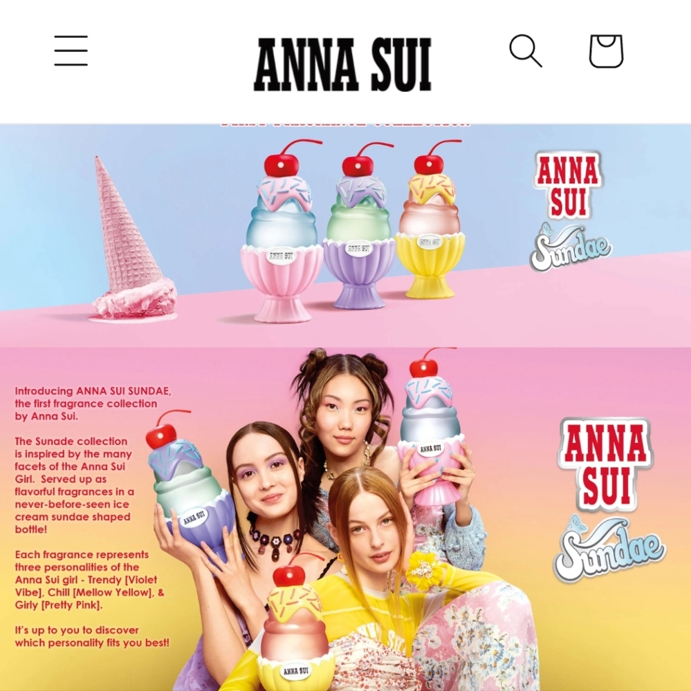 Anna Sui Sundae Bundle New In Box